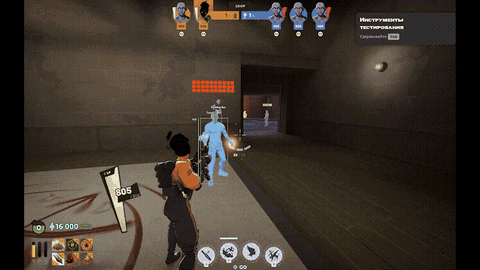 Published Cluster Auto Parry demonstration in a Deadlock melee exchange