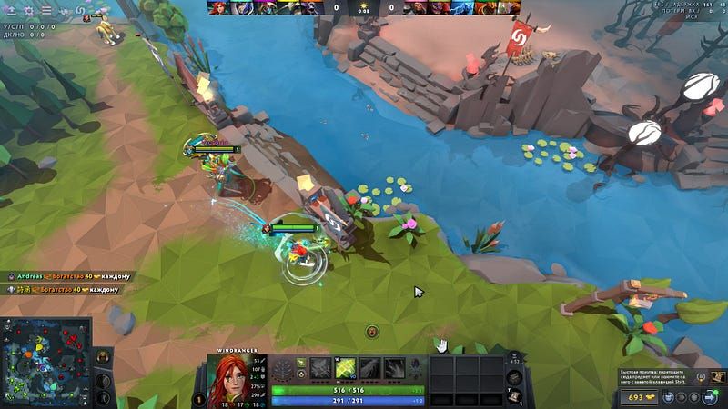 Dota 2 Melonity.gg Low Poly Map