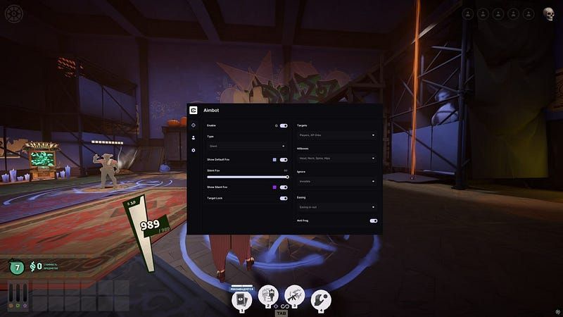 Aimbot Cluster Deadlock Cheat UI