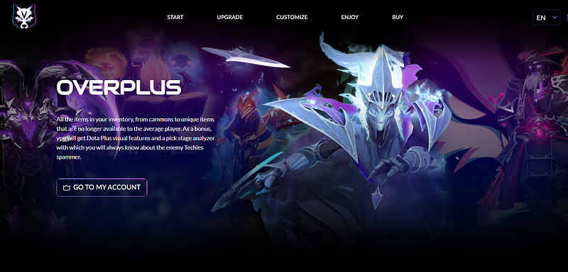 overplus landing page