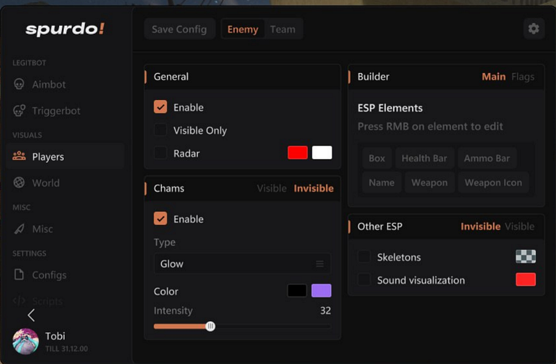 Spurdo CS2 UI