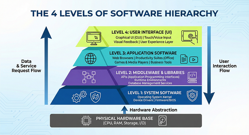 Four software layers